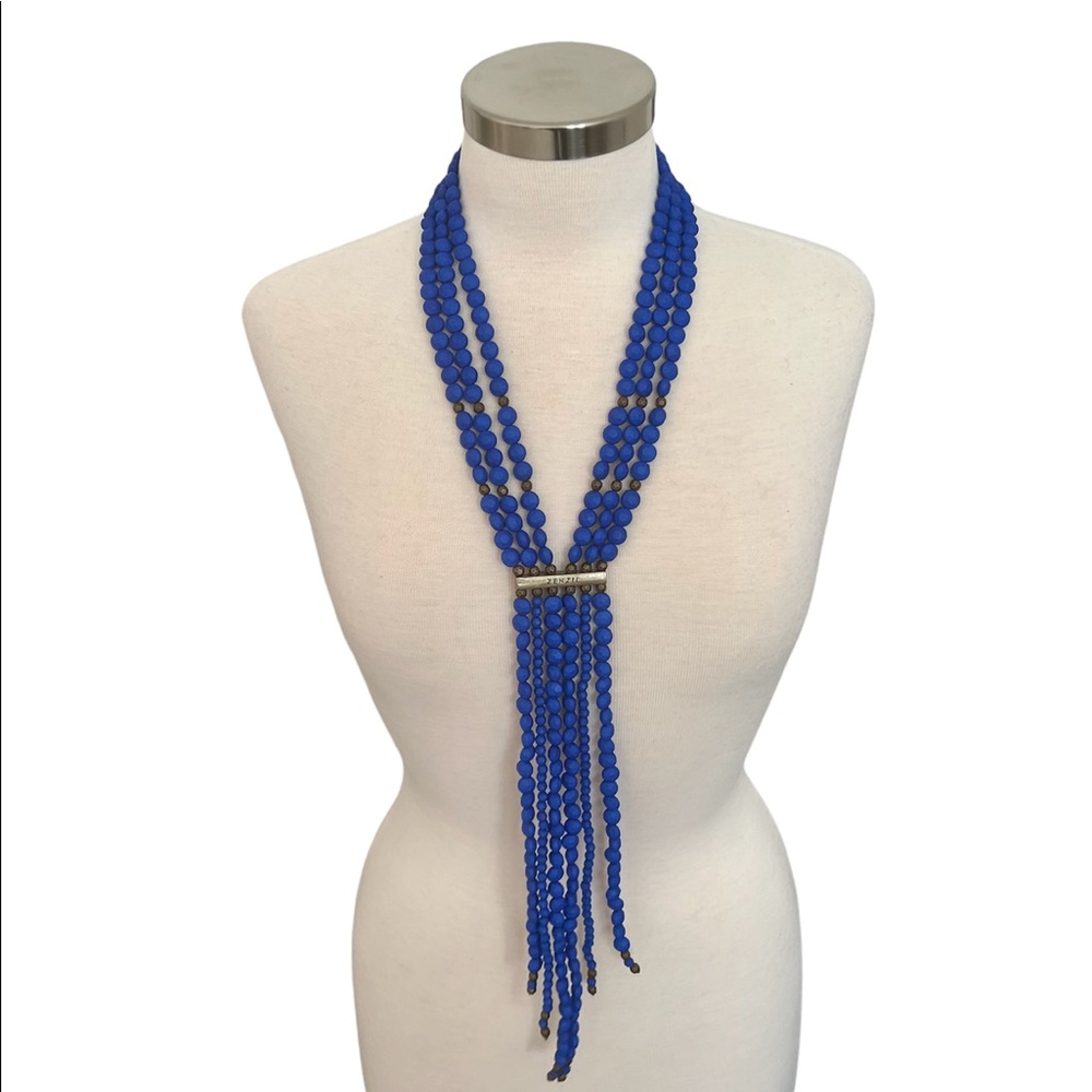 Blue Statement Necklace, NWT